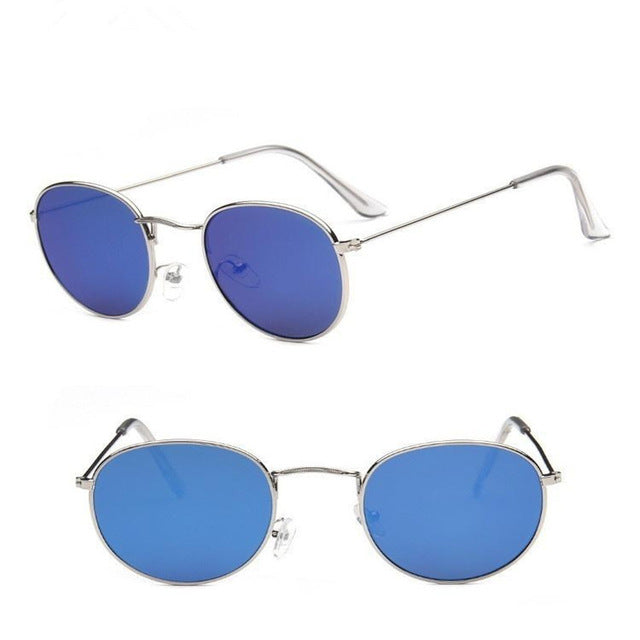 Luxury Brand Design Round Sunglasses