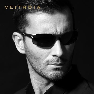 VEITHDIA Brand Alloy Polarized Men Sunglasses 2366