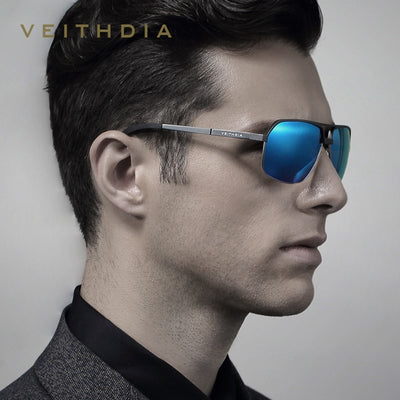 Veithdia Brand Polarized Sunglasses Men 6521 UV400