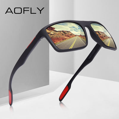 Aofly design ultralight tr90 polarized men sunglasses